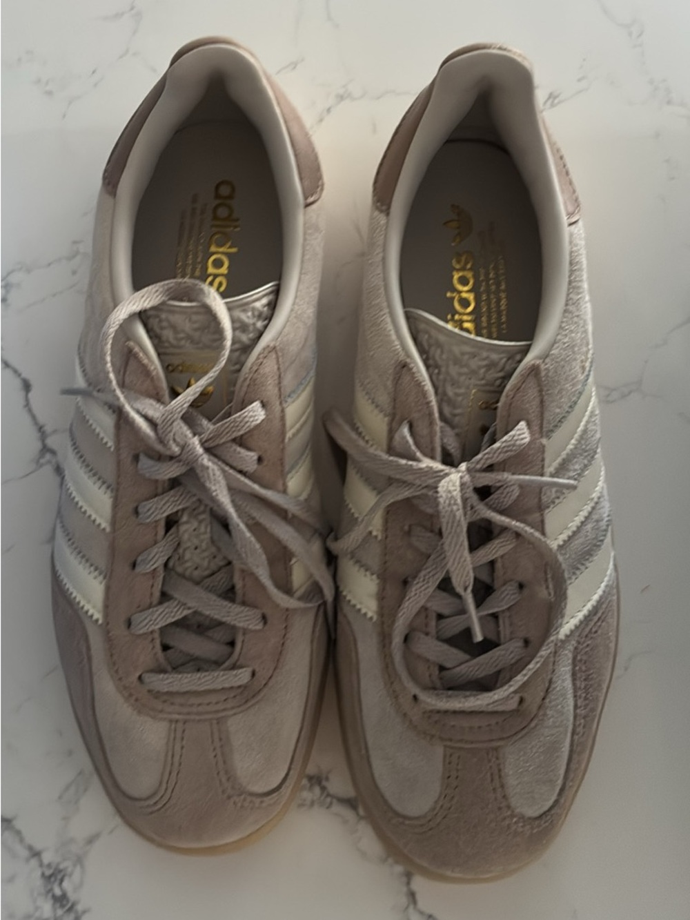 adidas Gazelle - women’s size 8 -  Beige Suede Sneakers - NWOT